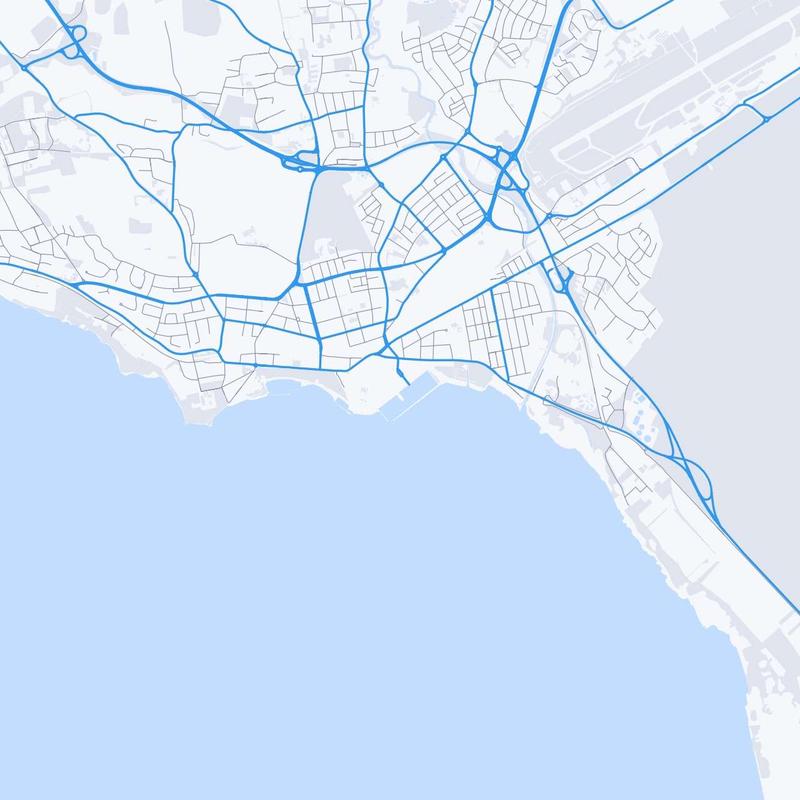 Map of Friedrichshafen
