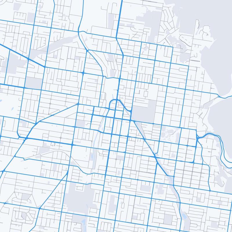 Map of Toowoomba