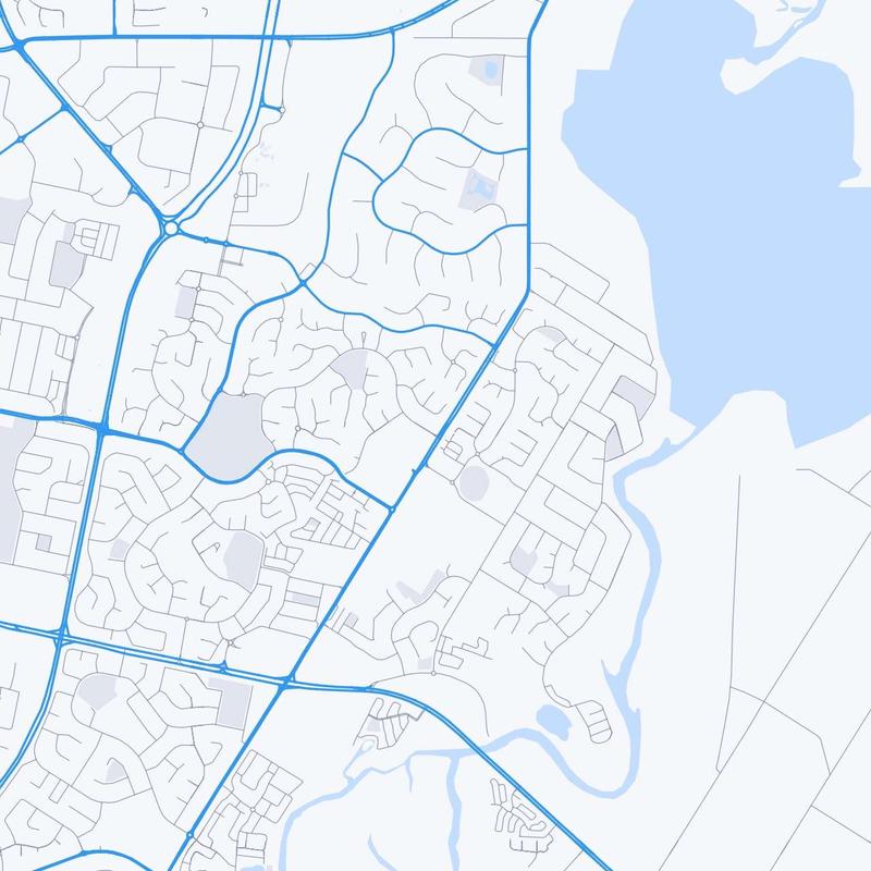 Map of Greenfields