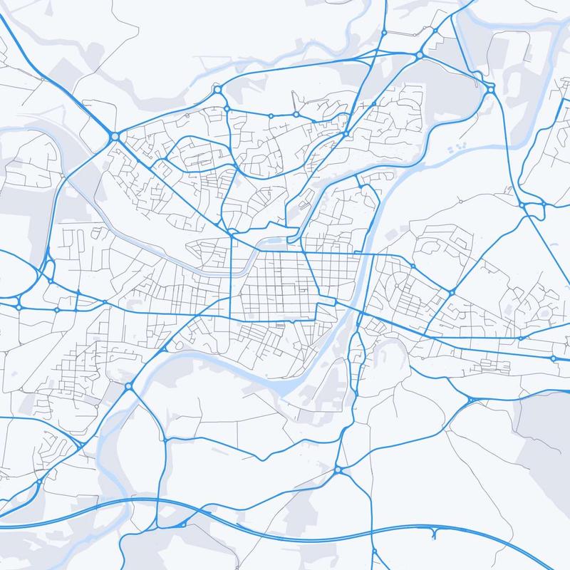 Map of Carcassonne