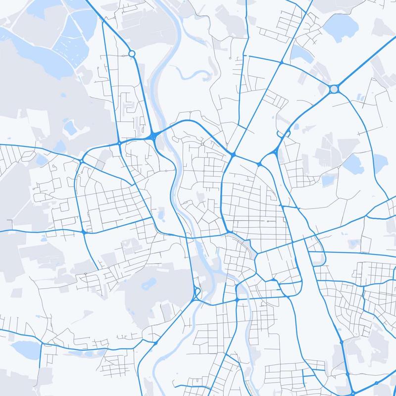 Map of Ceske Budejovice