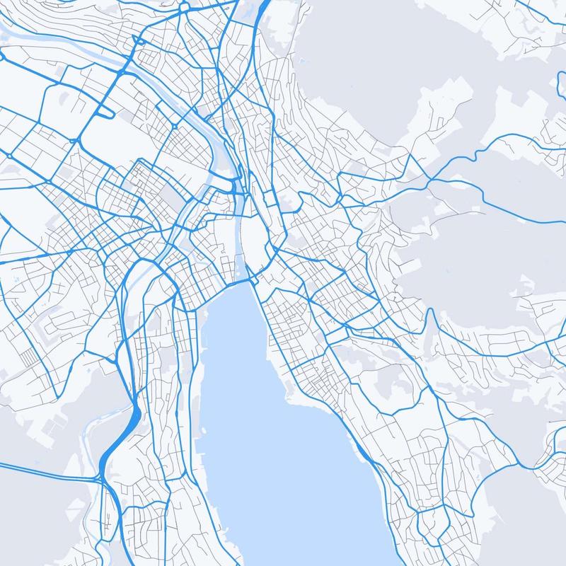 Map of Zurich