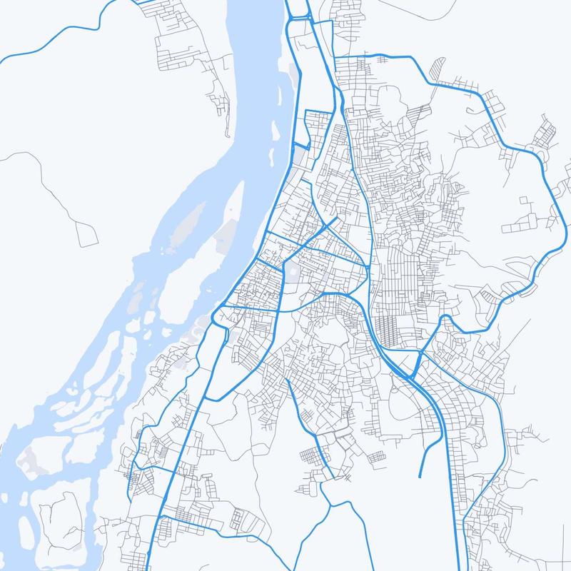 Map of Aswan