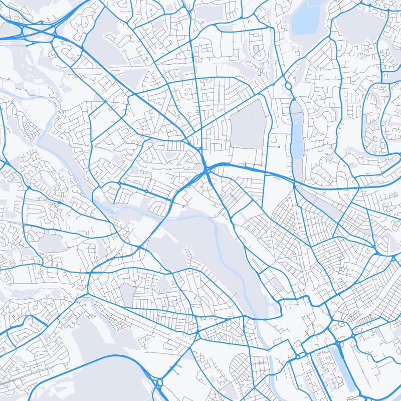 Map of Cardiff
