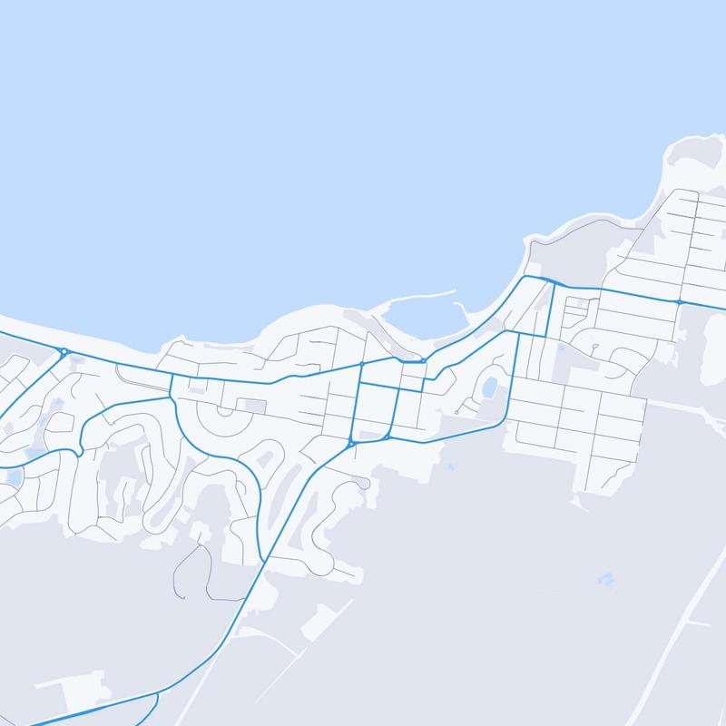 Map of Nelson Bay