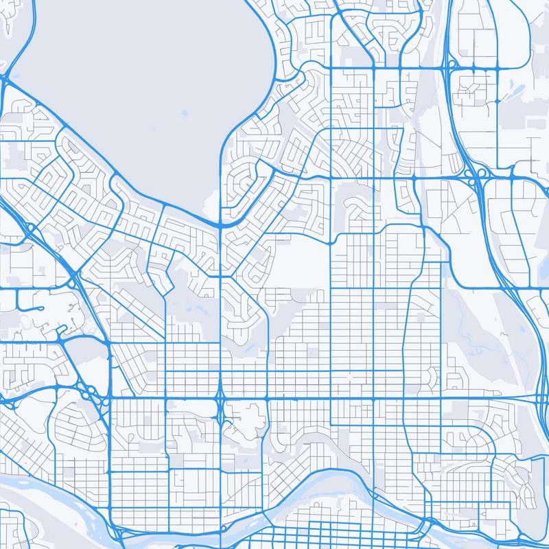 Map of Calgary