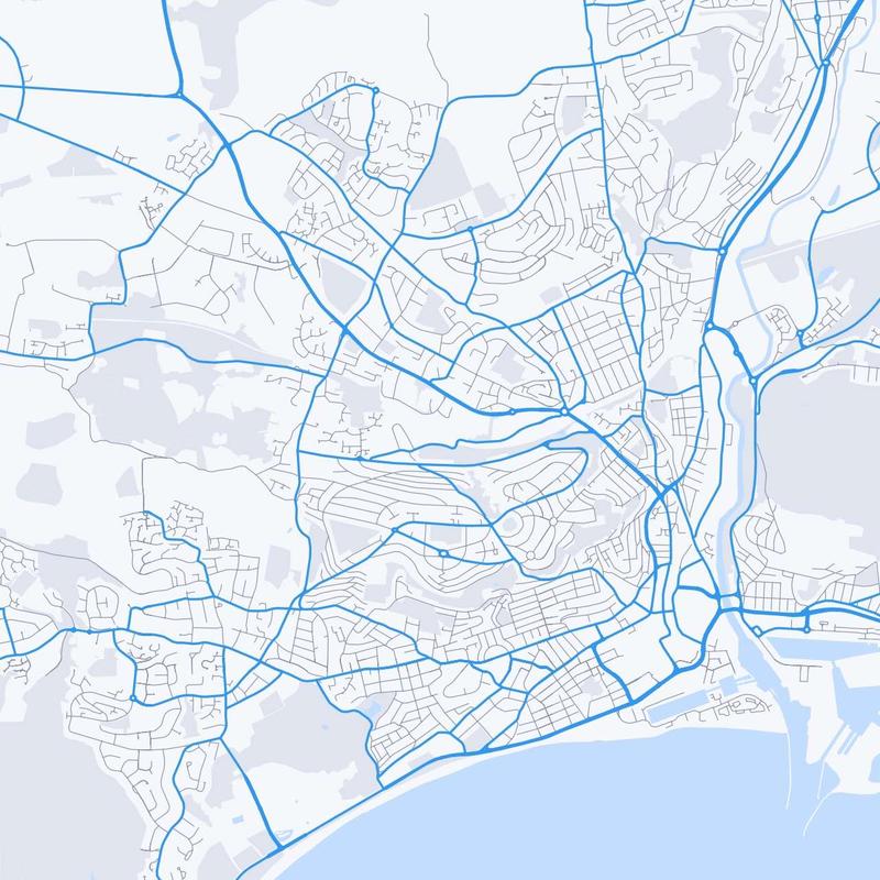 Map of Swansea