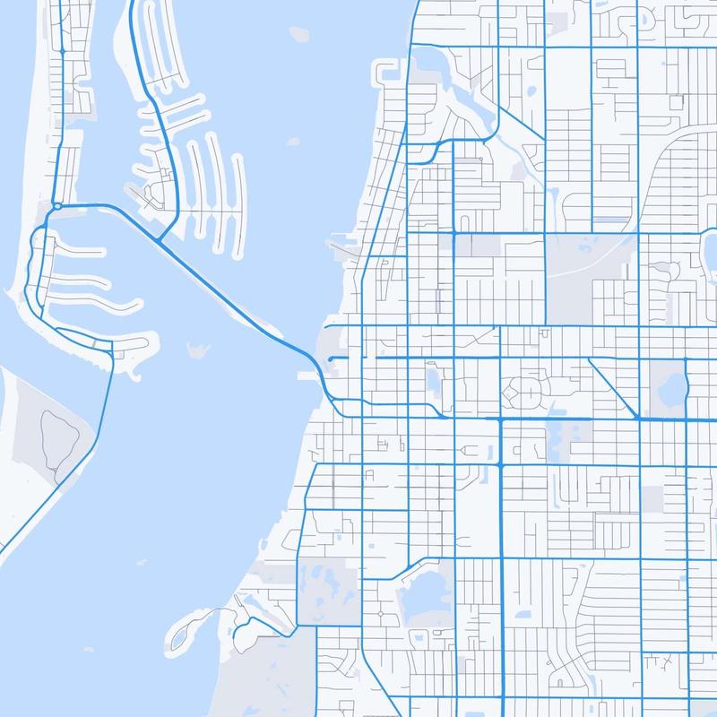 Map of Clearwater