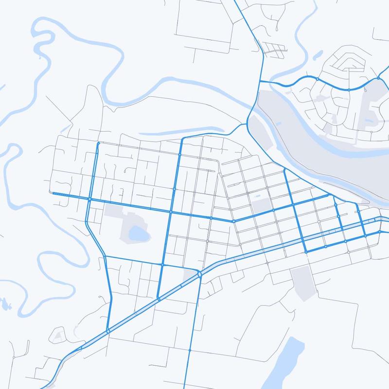 Map of Bairnsdale