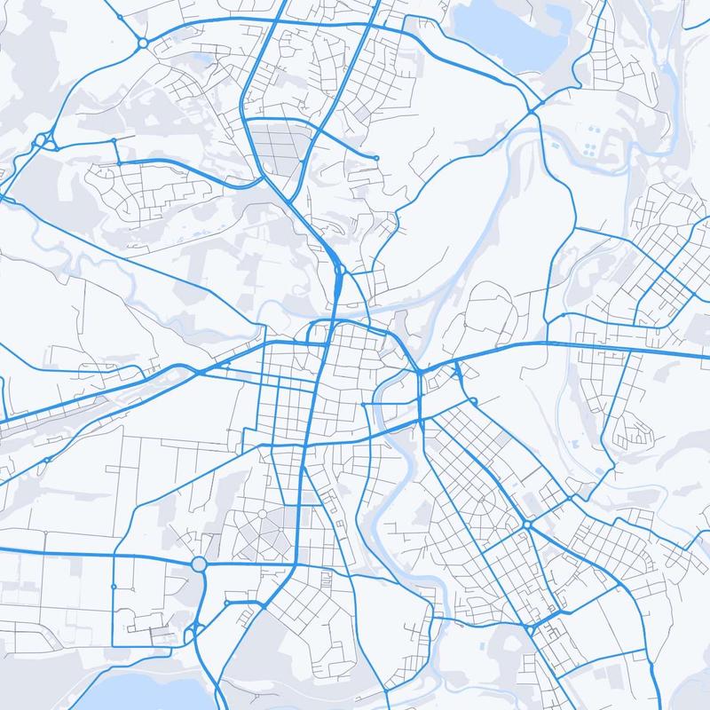 Map of Plzen