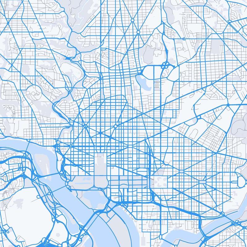 Map of Washington