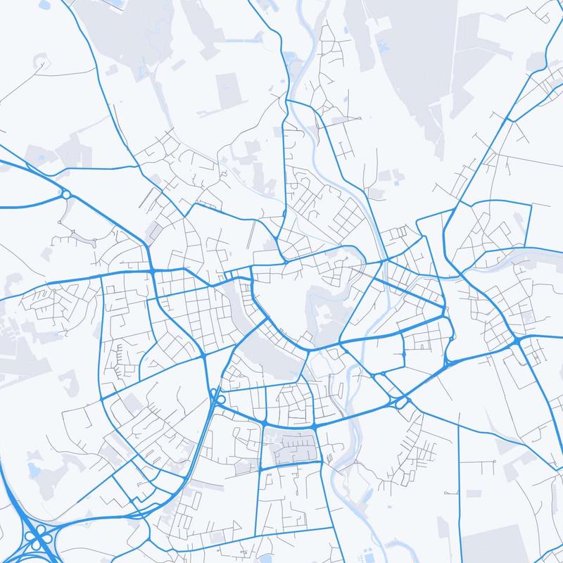 Map of Olomouc
