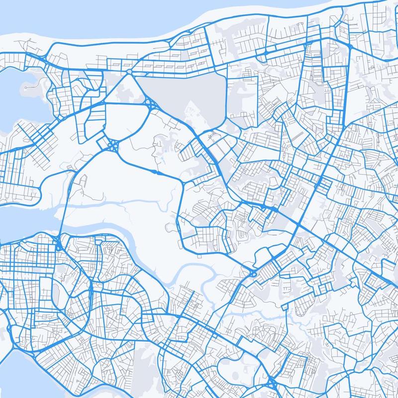 Map of Sao Luis