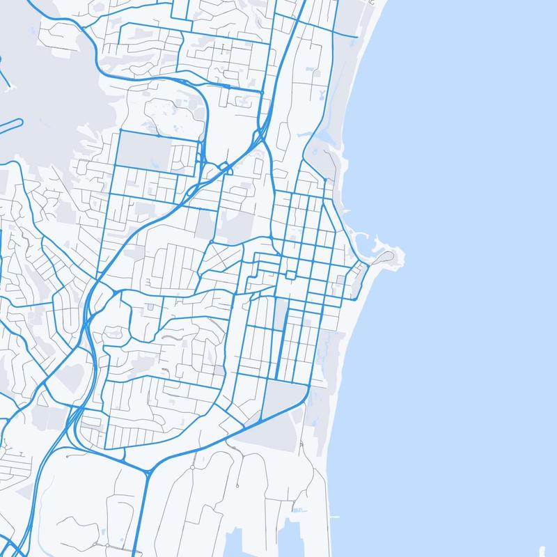 Map of Wollongong
