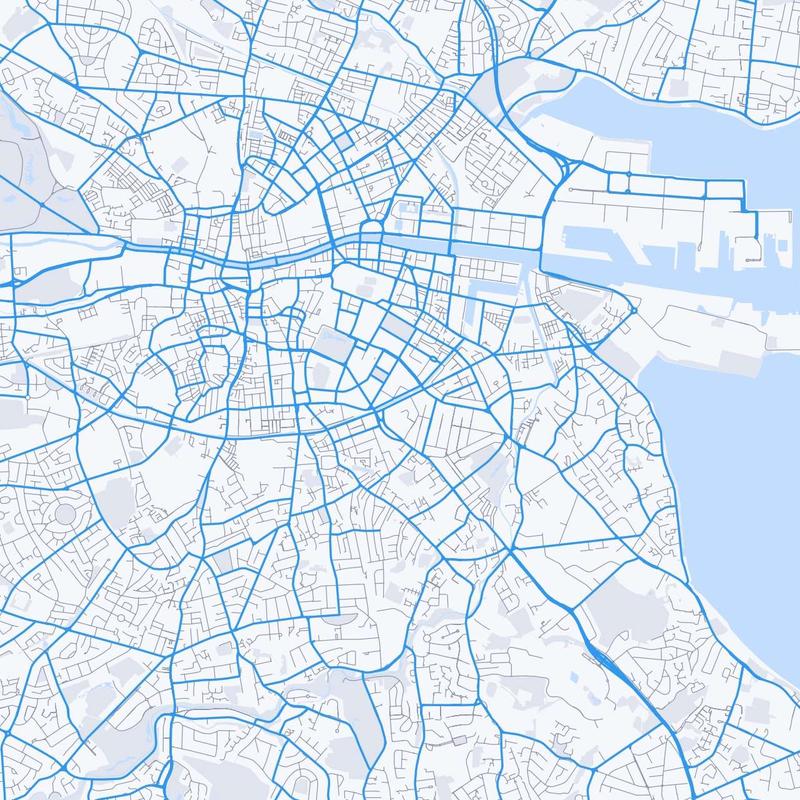 Map of Dublin