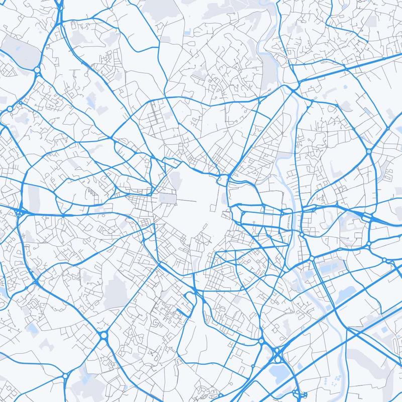 Map of Montpellier