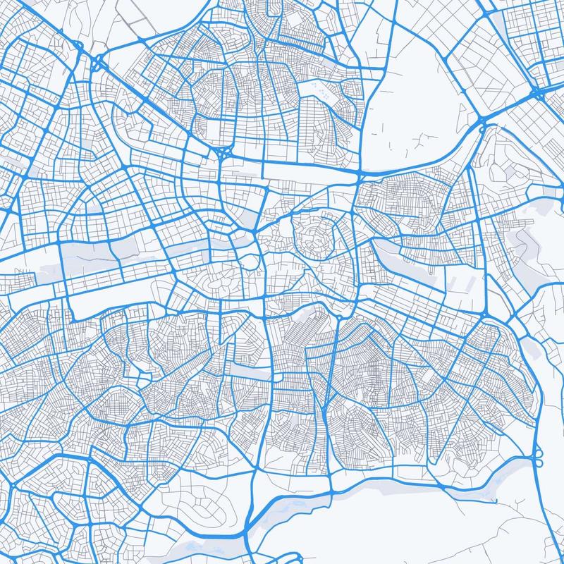 Map of Gaziantep