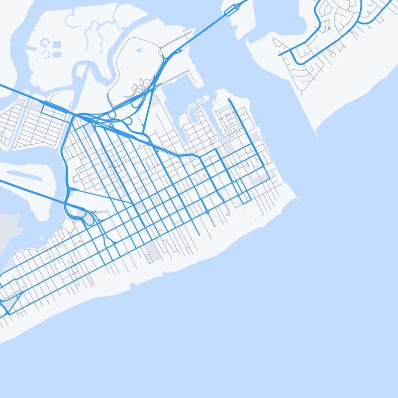 Map of Atlantic City