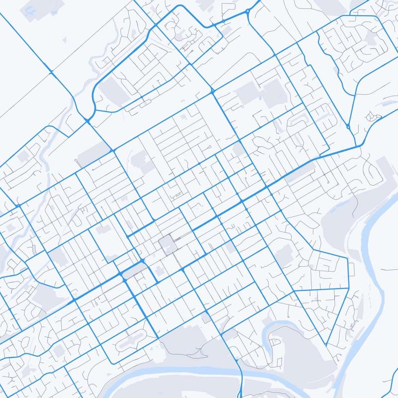 Map of Palmerston North