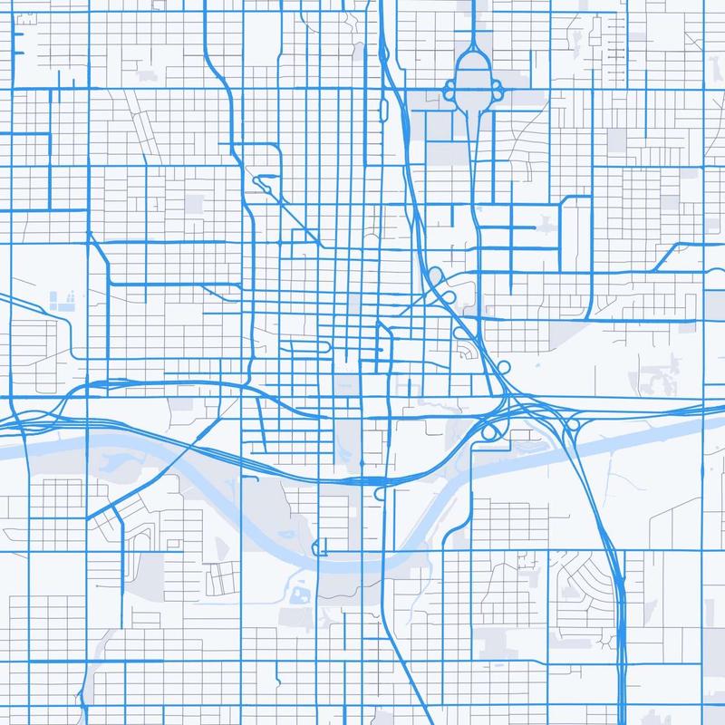 Map of Oklahoma City
