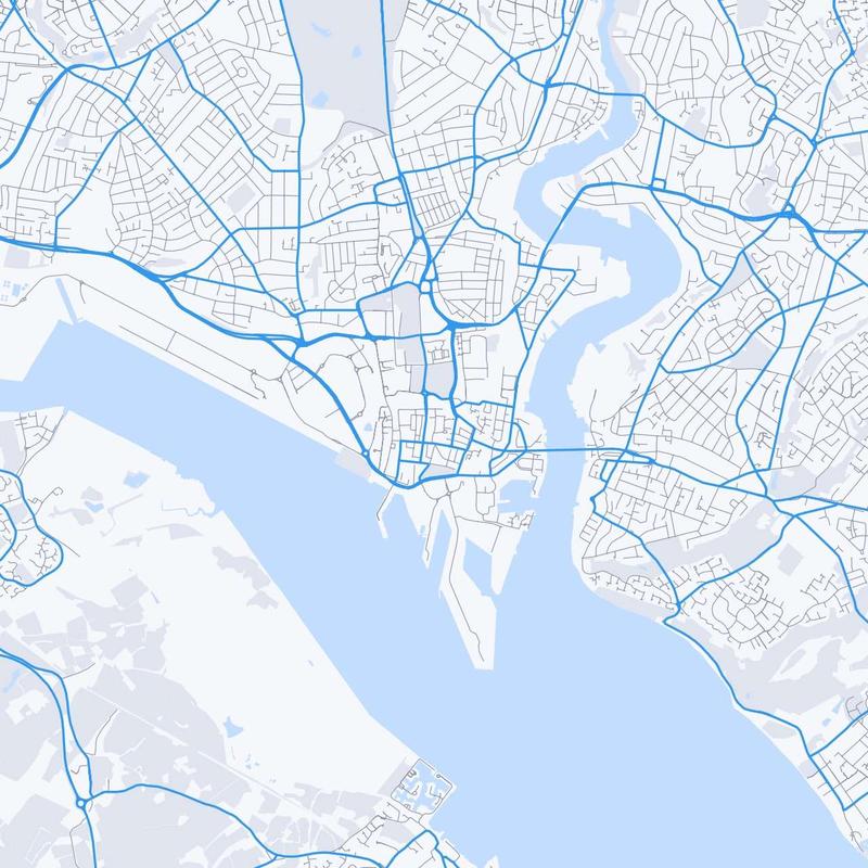 Map of Southampton