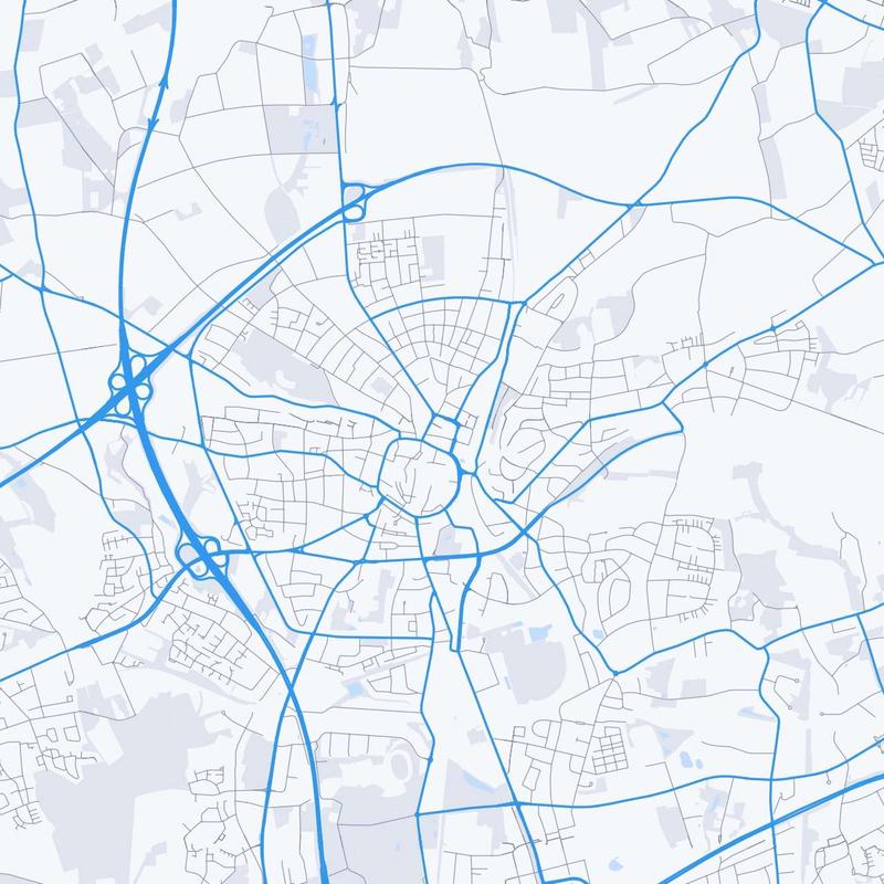 Map of Recklinghausen
