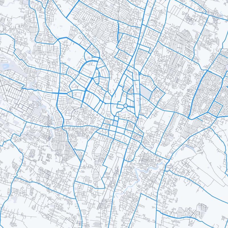 Map of Malang