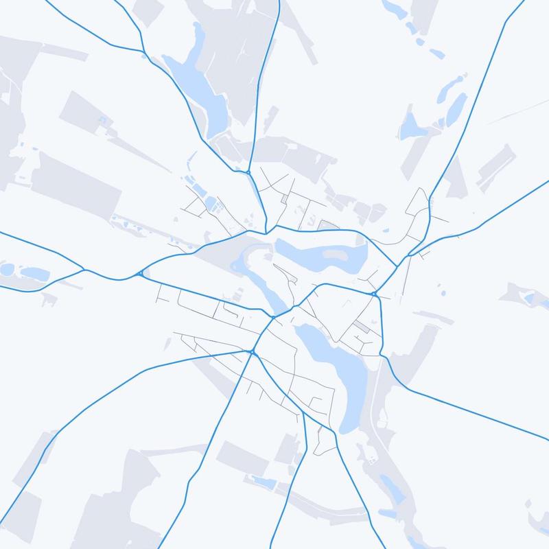 Map of Telc