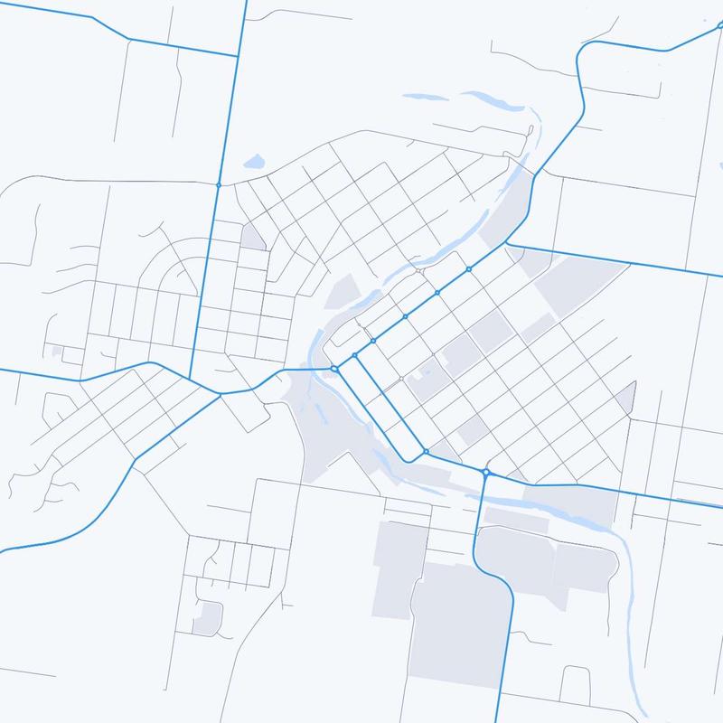 Map of Inverell