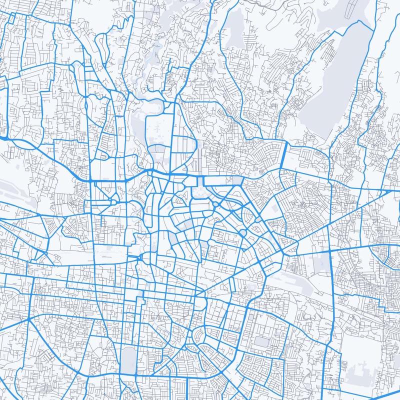 Map of Bandung