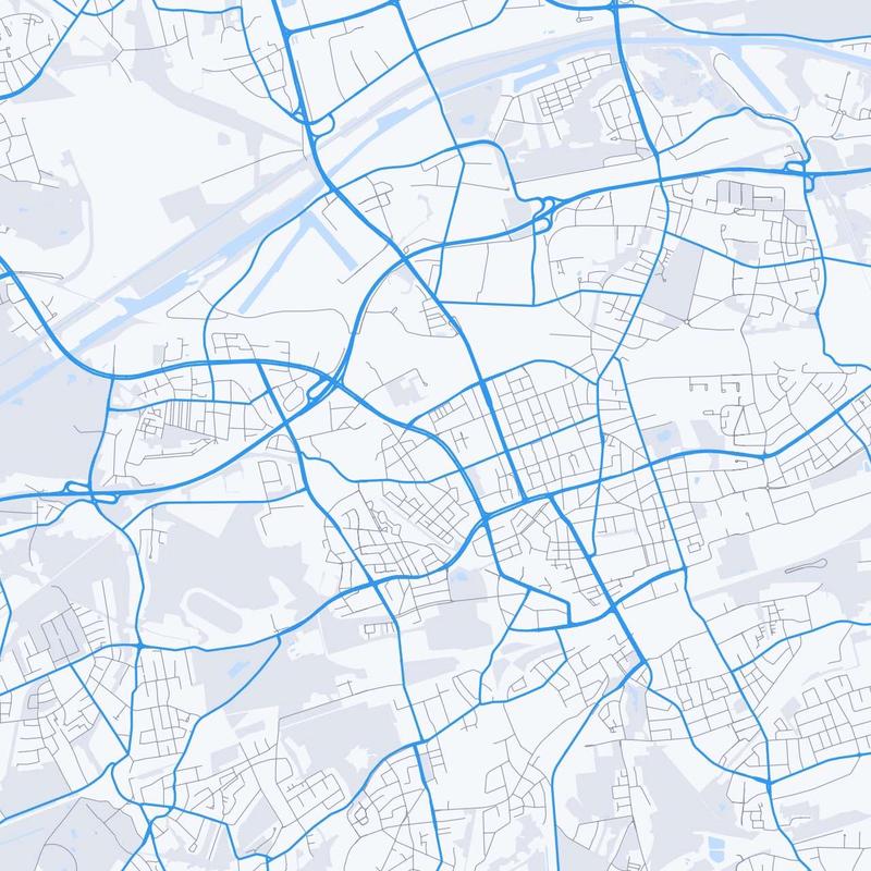 Map of Gelsenkirchen