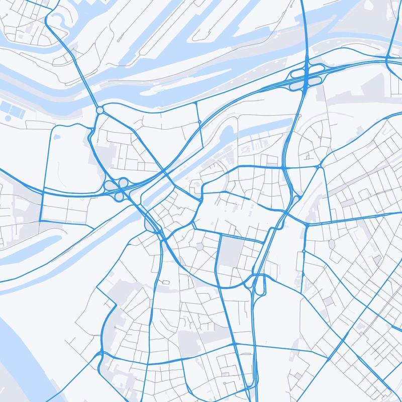 Map of Duisburg