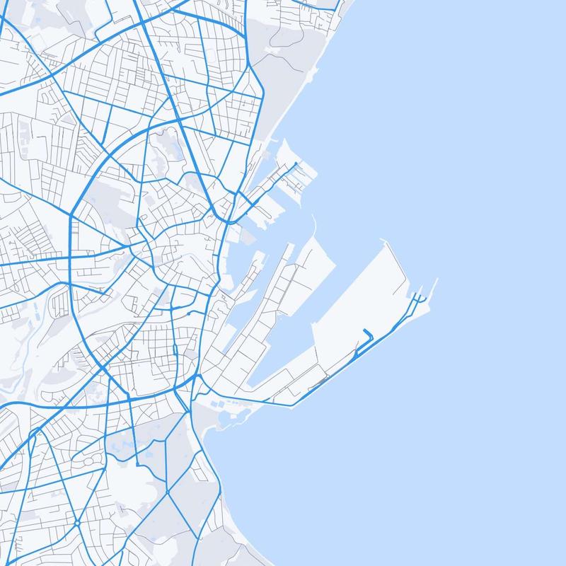 Map of Aarhus