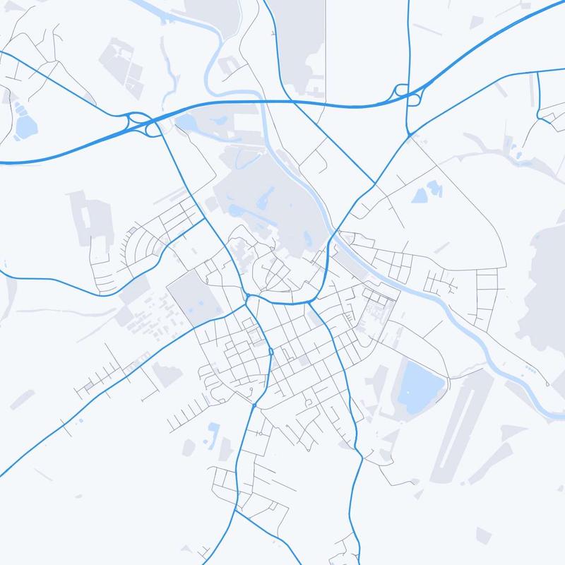 Map of Kromeriz