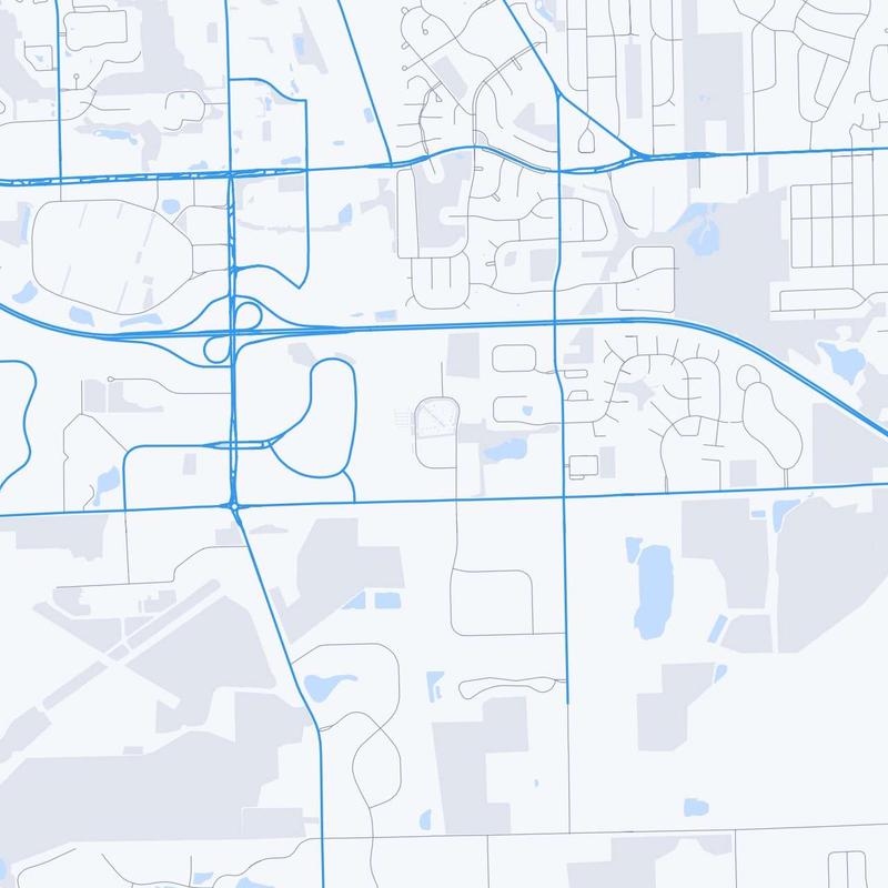 Map of Ann Arbor