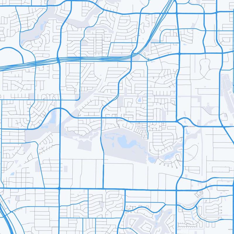 Map of Carrollton