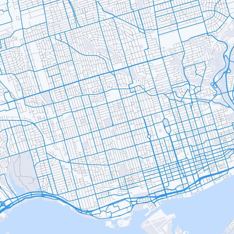 Map of Toronto