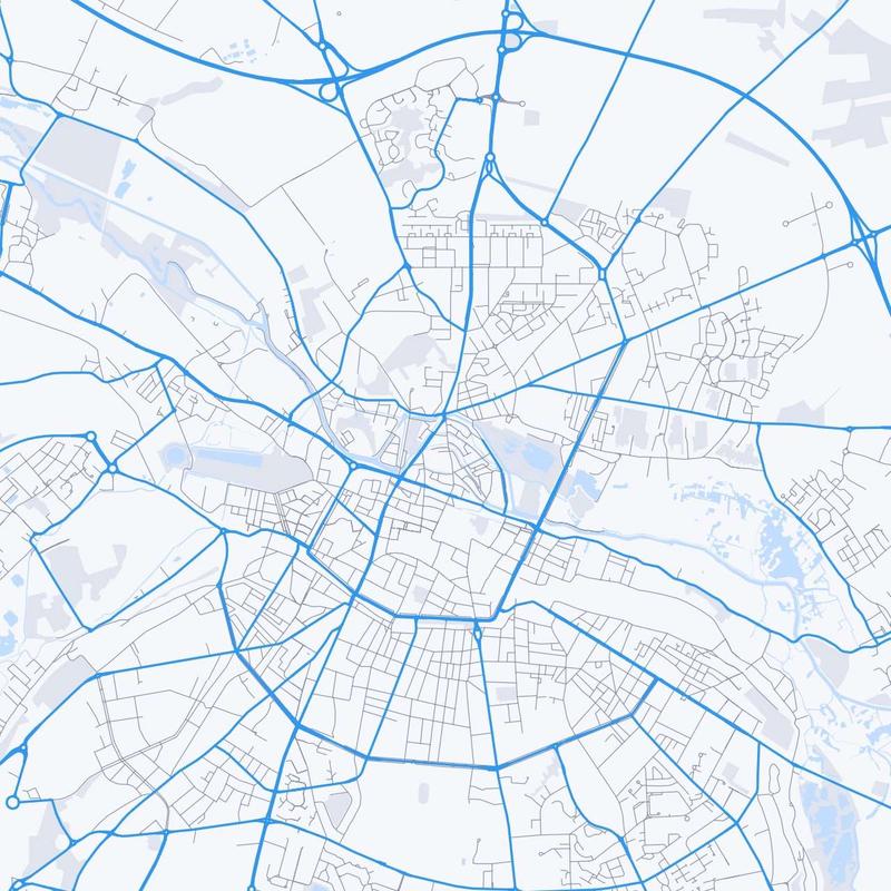 Map of Amiens