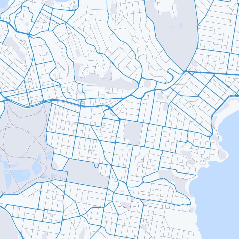 Map of Bondi Junction
