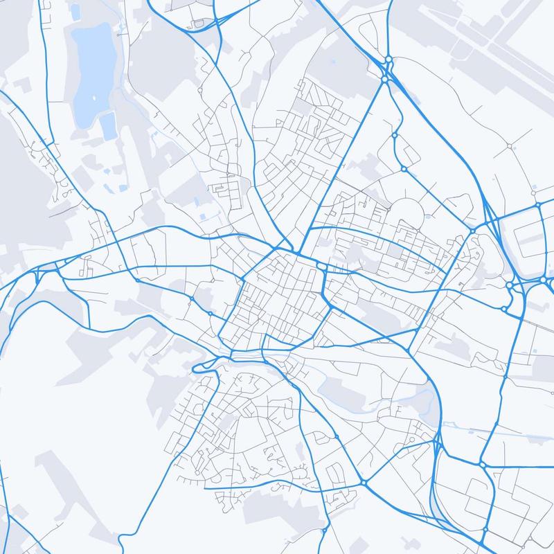 Map of Beauvais