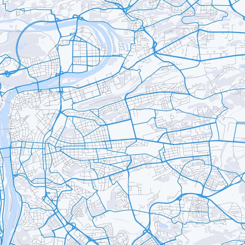 Map of Prague