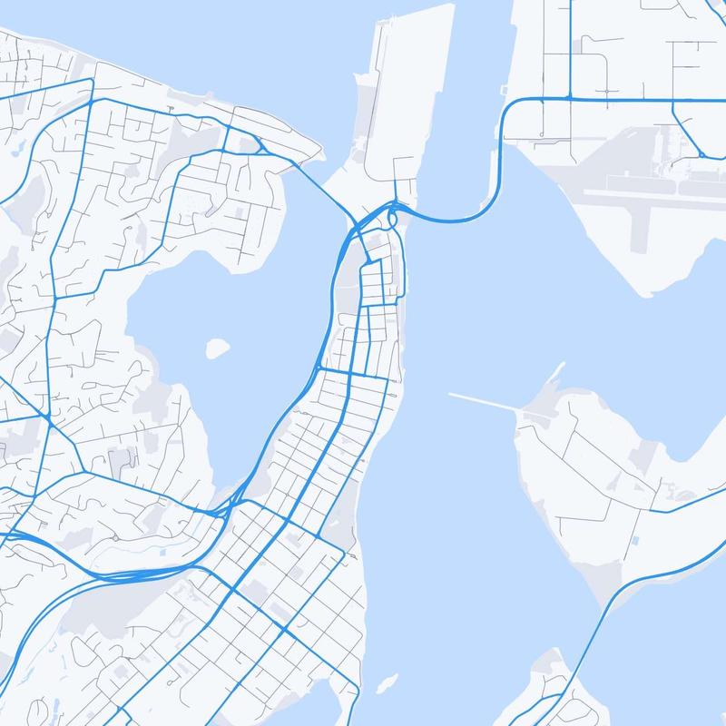Map of Tauranga