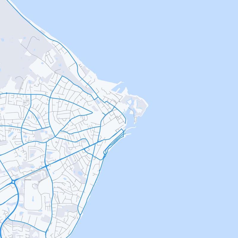 Map of Helsingor