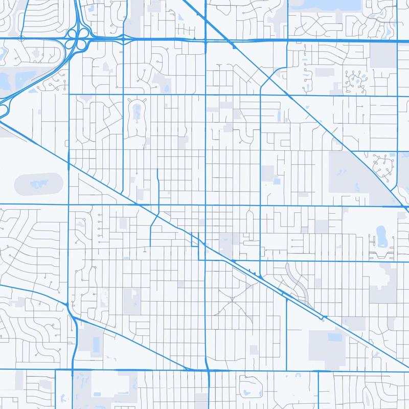Map of Arlington Heights