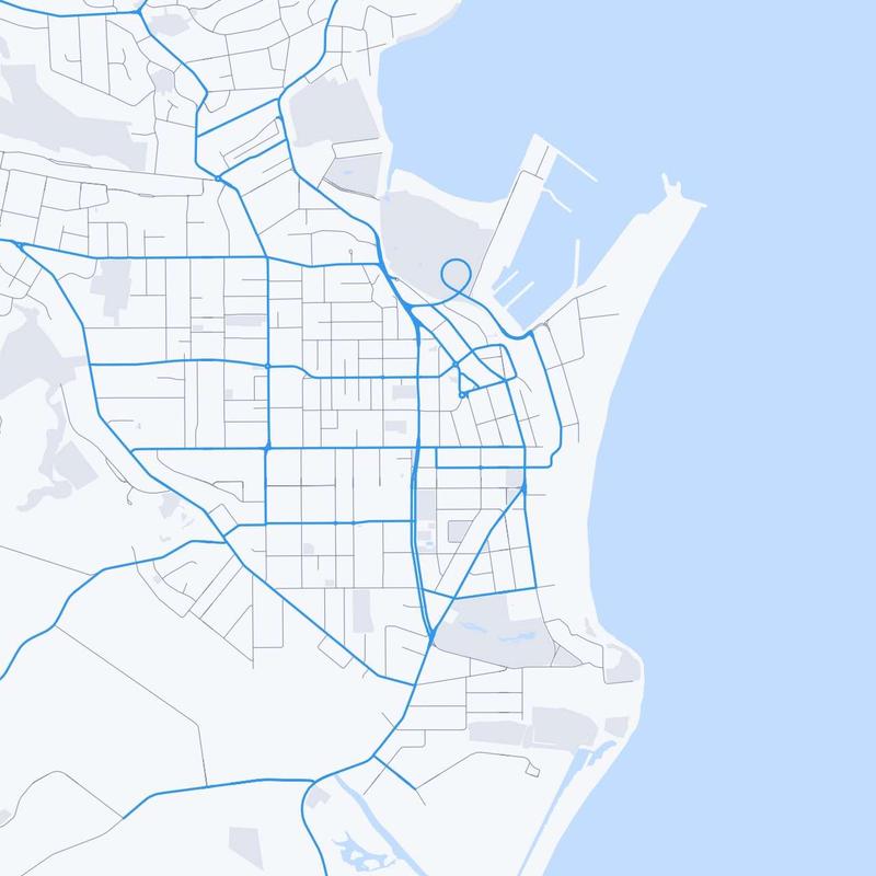 Map of Timaru
