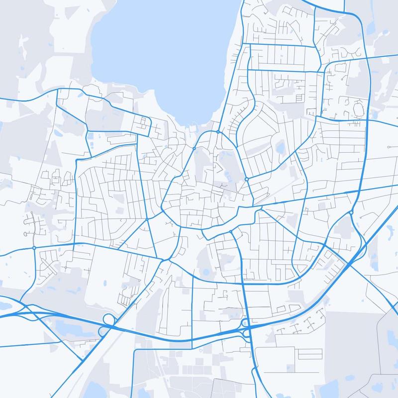 Map of Roskilde