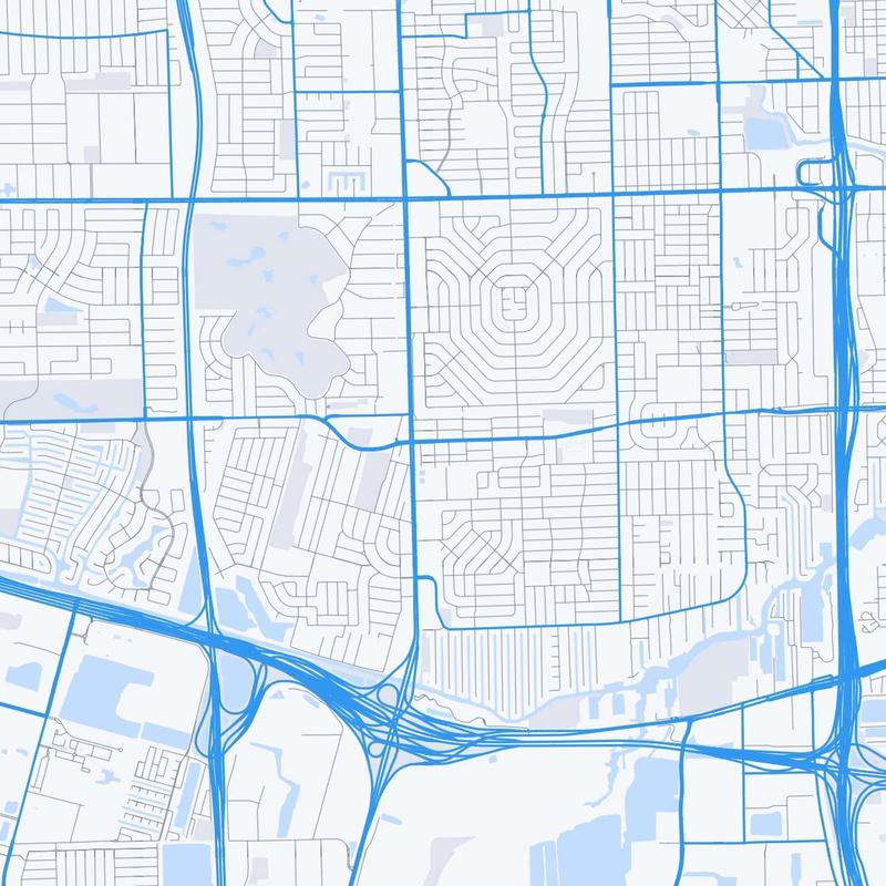 Map of Fort Lauderdale