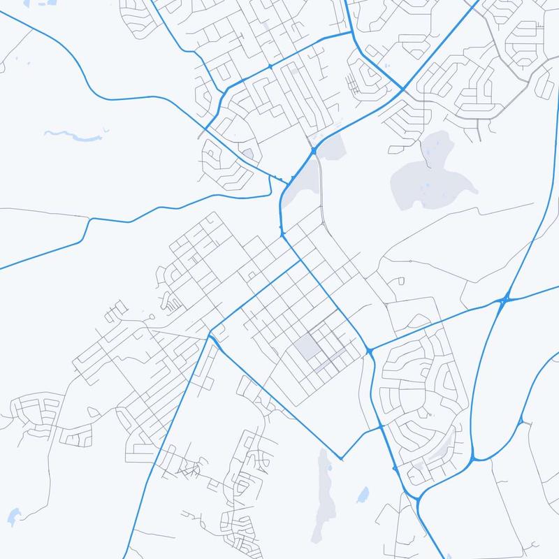 Map of Newcastle