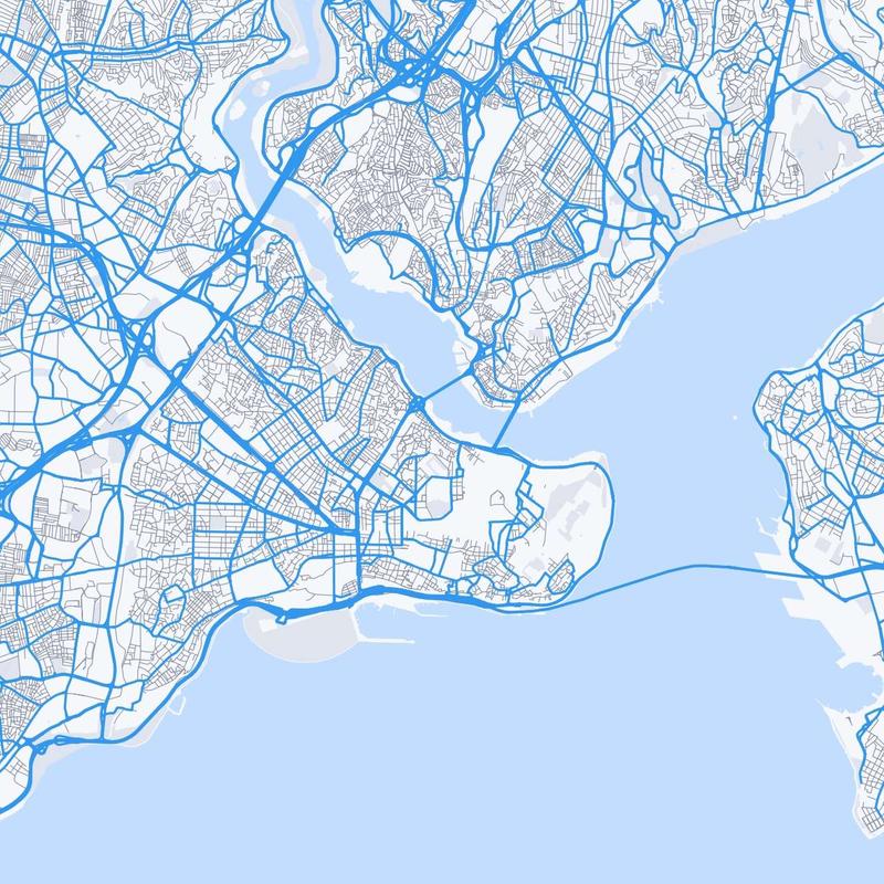Map of Istanbul