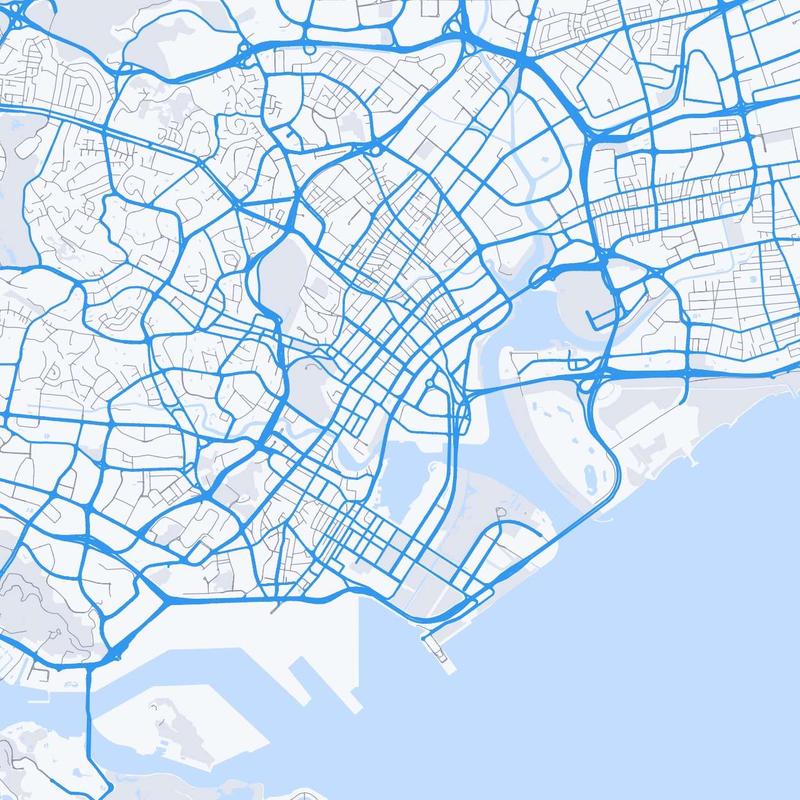 Map of Singapore